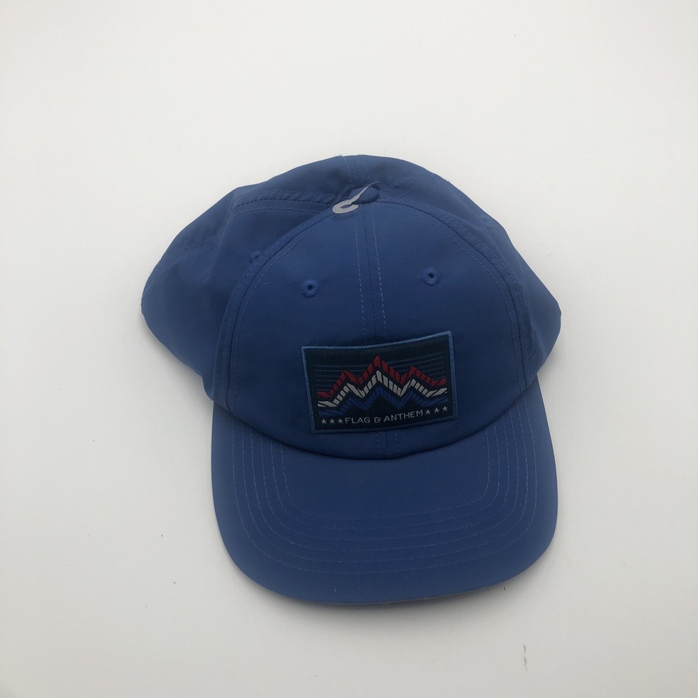 Flag And Anthem Cyclist Baseball Cap‎ One Size Fits All Blue Snap Back New